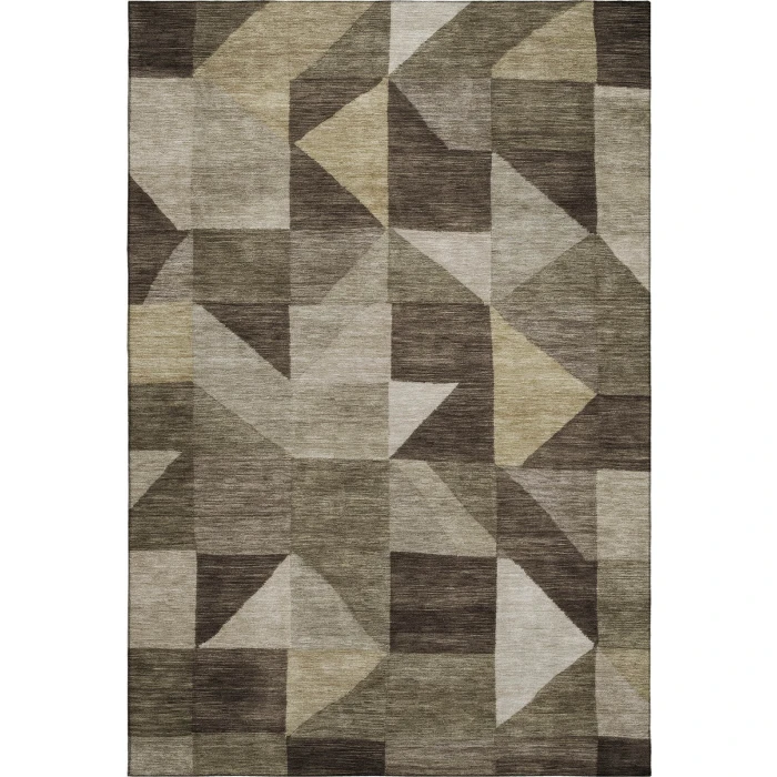 Addison Mayfield Brown AMF2373 - 8ft. Round Rug