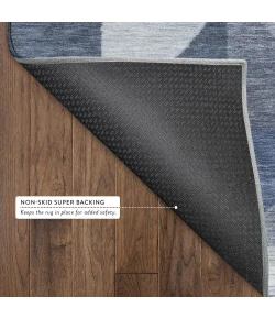 Addison Mayfield Blue AMF2373 - 8ft. Round Rug