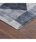 Addison Mayfield Blue AMF2373 - 8ft. Round Rug
