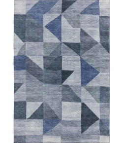Addison Mayfield Blue AMF2373 - 8ft. Round Rug