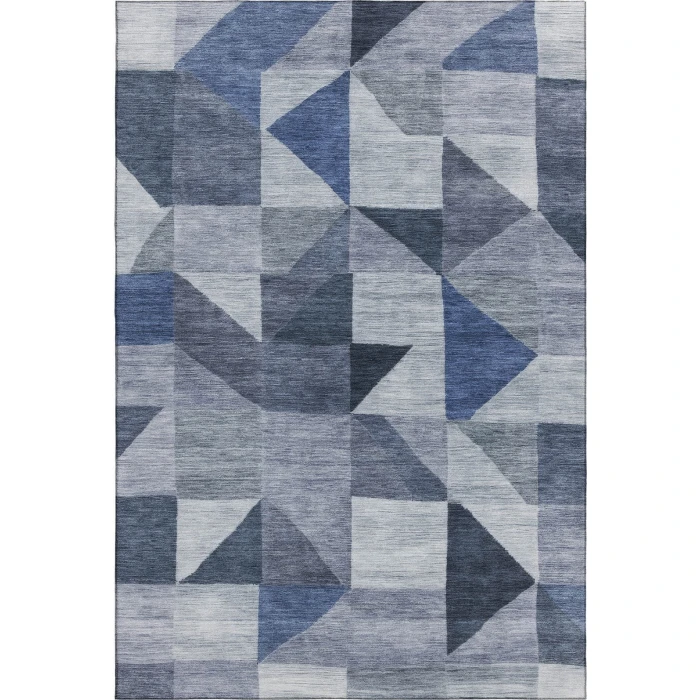 Addison Mayfield Blue AMF2373 - 8ft. Round Rug
