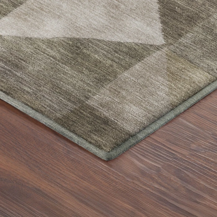Addison Mayfield Brown AMF2373 - 8ft. Round Rug