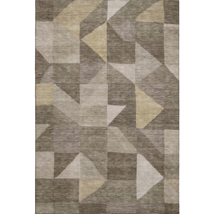 Addison Mayfield Brown AMF2373 - 8ft. Round Rug