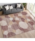 Addison Mayfield Pink AMF2375 - 8ft. Round Rug