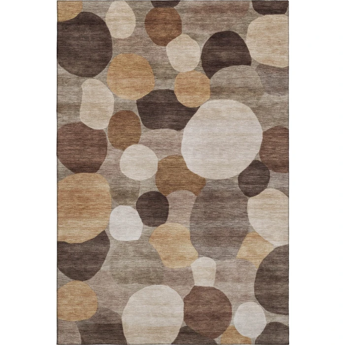Addison Mayfield Brown AMF2375 - 8ft. Round Rug