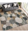 Addison Mayfield Brown AMF2375 - 8ft. Round Rug