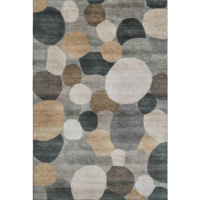 Addison Mayfield Brown AMF2375 - 8ft. Round Rug