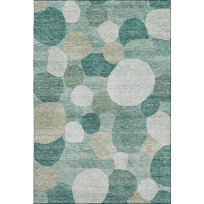 Addison Mayfield Teal AMF2375 - 8ft. Round Rug