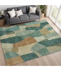 Addison Mayfield Teal AMF2376 5ft. x 7ft. 6in. Rect. Rug