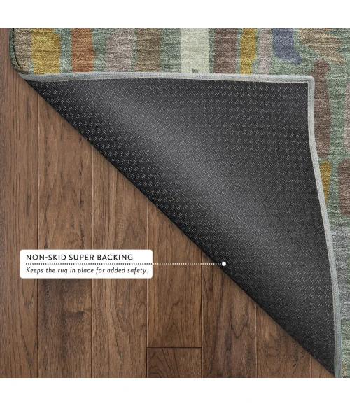 Addison Mayfield Green AMF2377 - 8ft. Round Rug