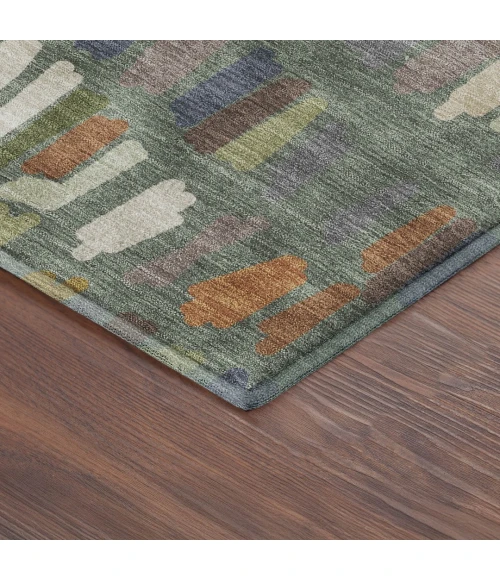 Addison Mayfield Green AMF2377 - 8ft. Round Rug