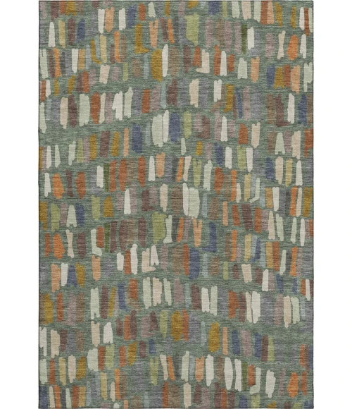 Addison Mayfield Green AMF2377 - 8ft. Round Rug
