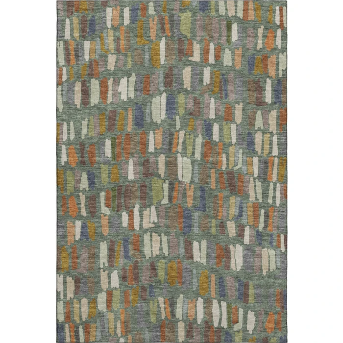 Addison Mayfield Green AMF2377 - 8ft. Round Rug