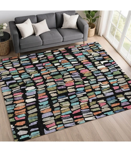 Addison Mayfield Black AMF2377 9ft. x 12ft. Rect. Rug