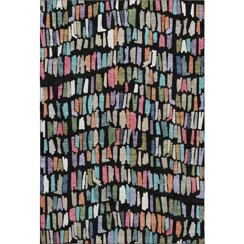 Addison Mayfield Black AMF2377 5ft. x 7ft. 6in. Rect. Rug