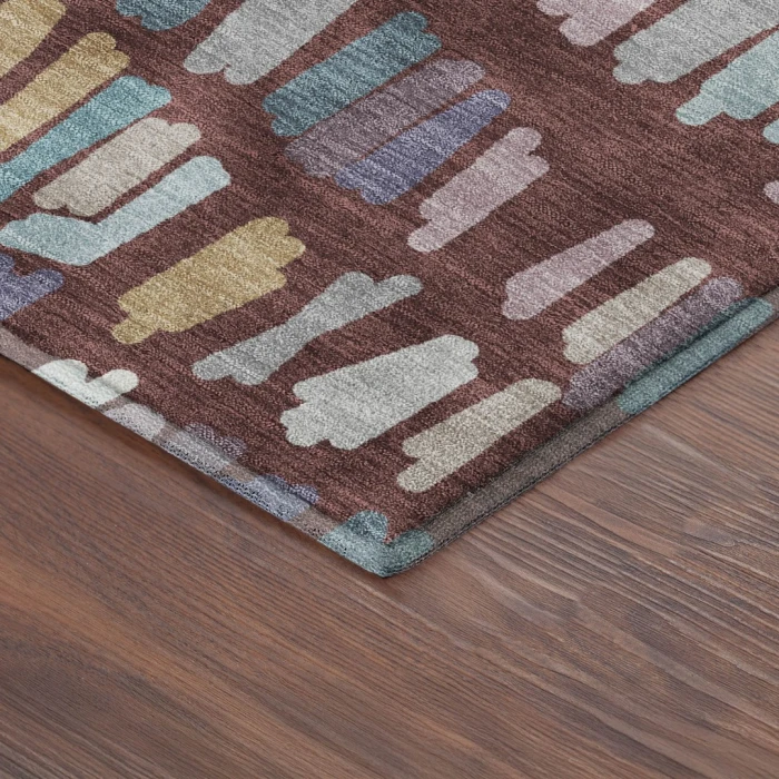 Addison Mayfield Red AMF2377 - 8ft. Round Rug