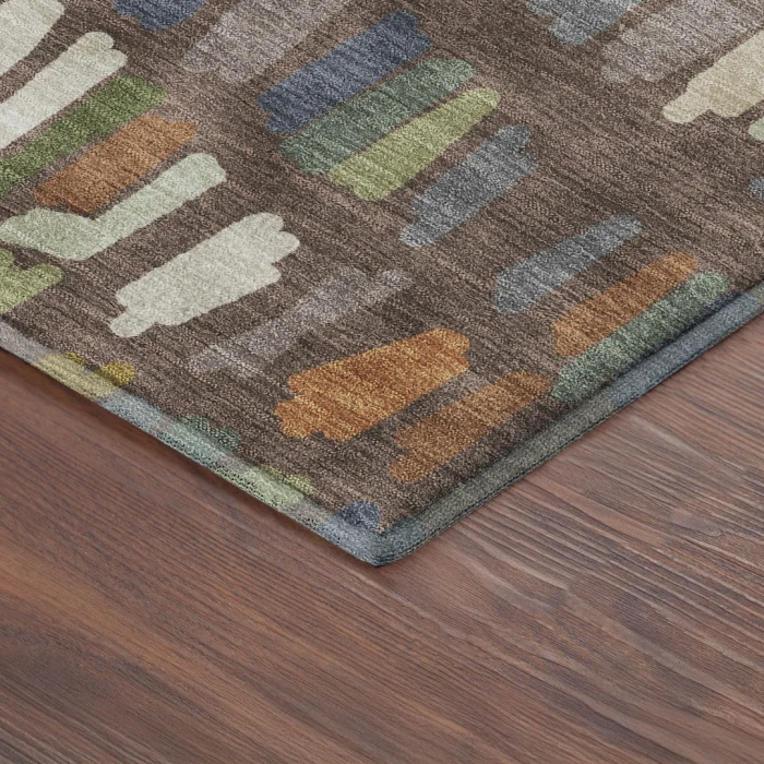 Addison Mayfield Brown AMF2377 - 8ft. Round Rug