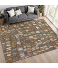 Addison Mayfield Brown AMF2377 9ft. x 12ft. Rect. Rug