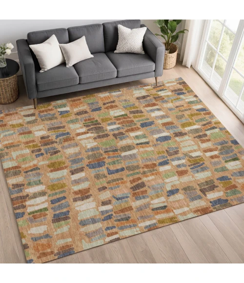 Addison Mayfield Orange AMF2377 2ft. 3in. x 7ft. 6in. Rect. Rug