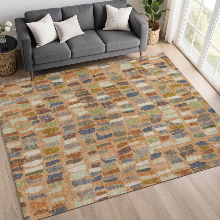 Addison Mayfield Orange AMF2377 8ft. x 10ft. Rect. Rug