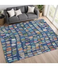 Addison Mayfield Blue AMF2377 5ft. x 7ft. 6in. Rect. Rug