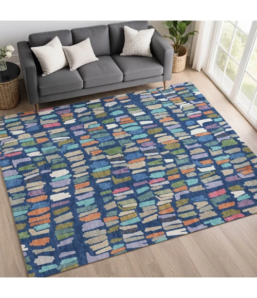 Addison Mayfield Blue AMF2377 5ft. x 7ft. 6in. Rect. Rug