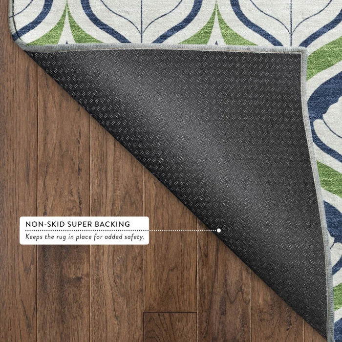 Addison Mayfield Blue AMF2379 - 8ft. Round Rug