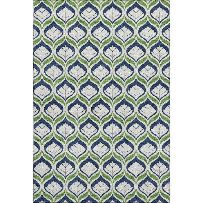 Addison Mayfield Blue AMF2379 - 8ft. Round Rug