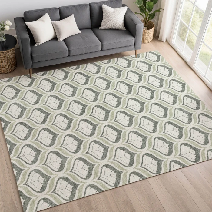 Addison Mayfield Green AMF2379 2ft. 3in. x 7ft. 6in. Rect. Rug