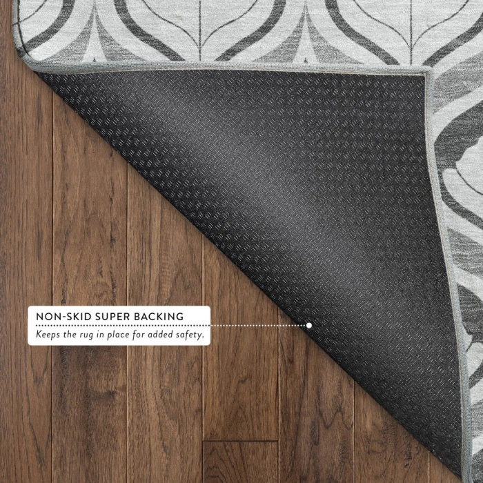 Addison Mayfield Gray AMF2379 - 8ft. Round Rug