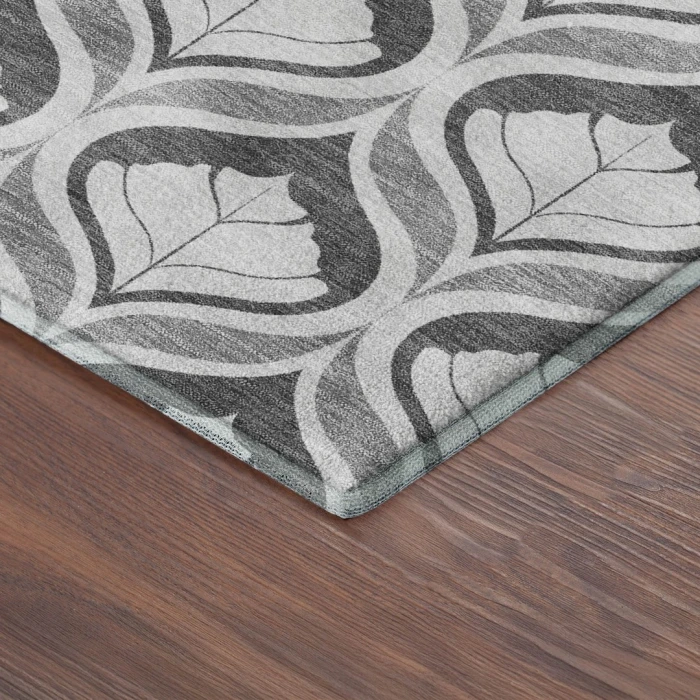 Addison Mayfield Gray AMF2379 - 8ft. Round Rug