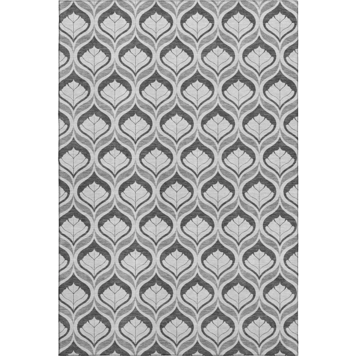 Addison Mayfield Gray AMF2379 - 8ft. Round Rug