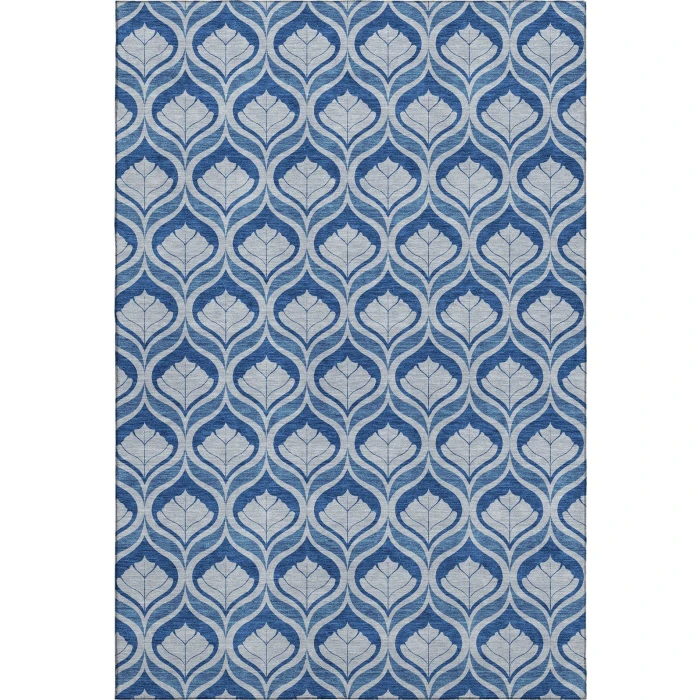 Addison Mayfield Blue AMF2379 - 8ft. Round Rug