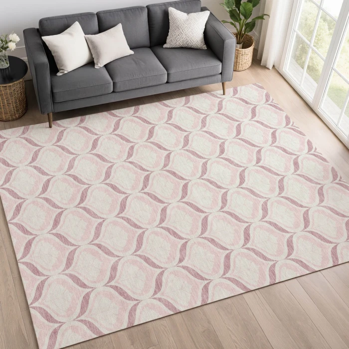 Addison Mayfield Pink AMF2379 2ft. 3in. x 7ft. 6in. Rect. Rug