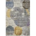 Addison Mayfield Gray AMF2381 - 8ft. Round Rug