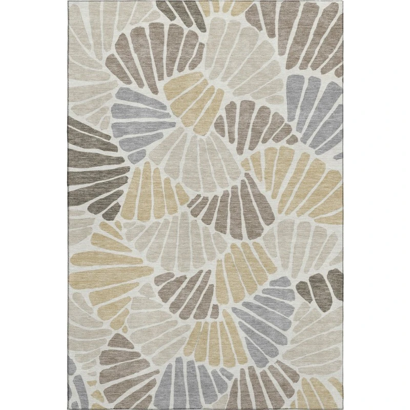 Addison Mayfield Brown AMF2384 - 8ft. Round Rug