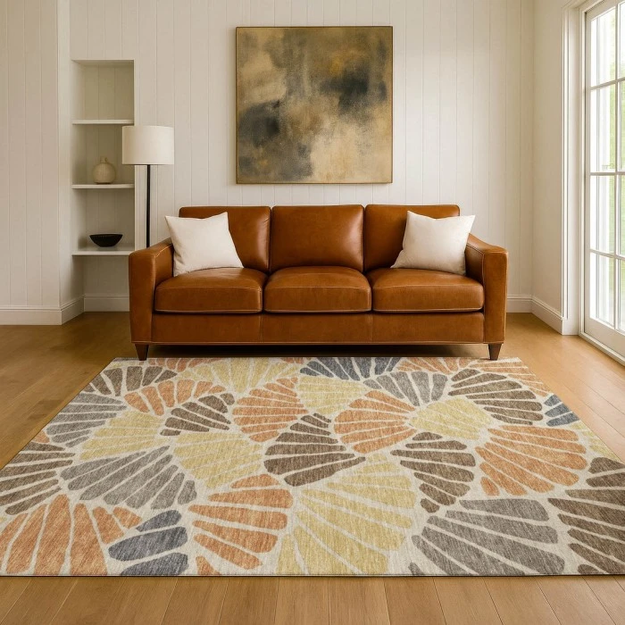 Addison Mayfield Orange AMF2384 9ft. x 12ft. Rect. Rug