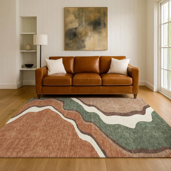 Addison Mayfield Orange AMF2386 8ft. x 10ft. Rect. Rug