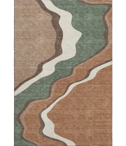 Addison Mayfield Orange AMF2386 2ft. 3in. x 7ft. 6in. Rect. Rug