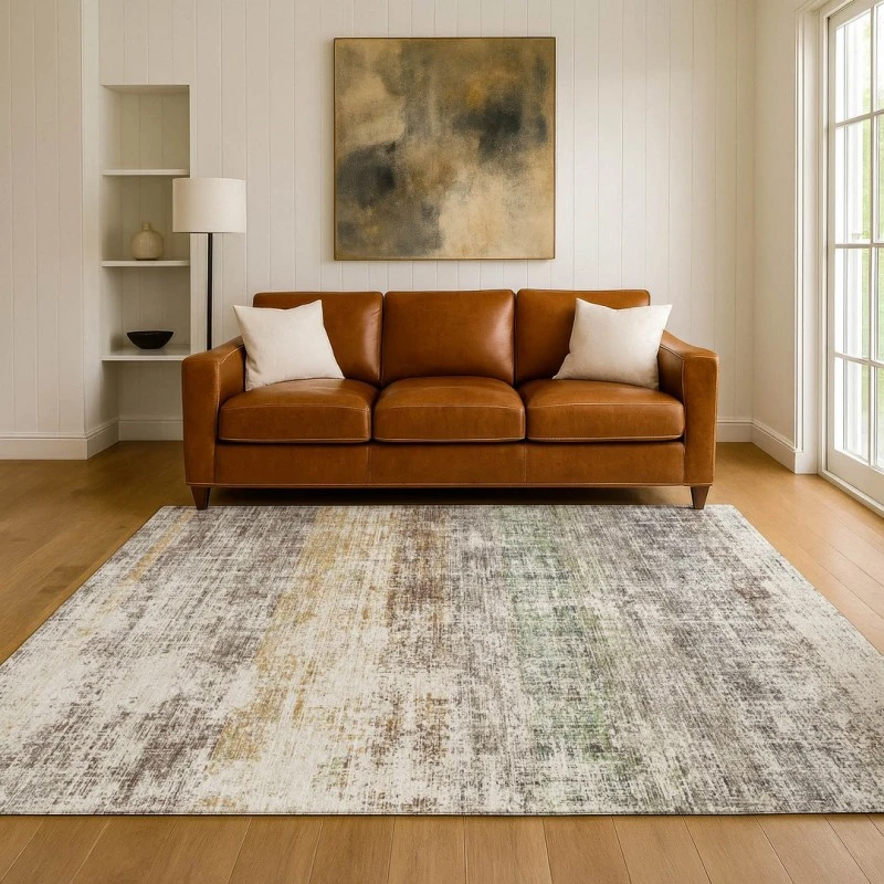 Addison Mayfield Ivory AMF2388 - 8ft. Round Rug