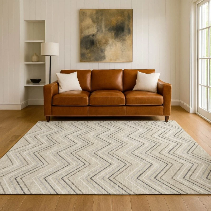 Addison Mayfield Brown AMF2391 - 8ft. Round Rug