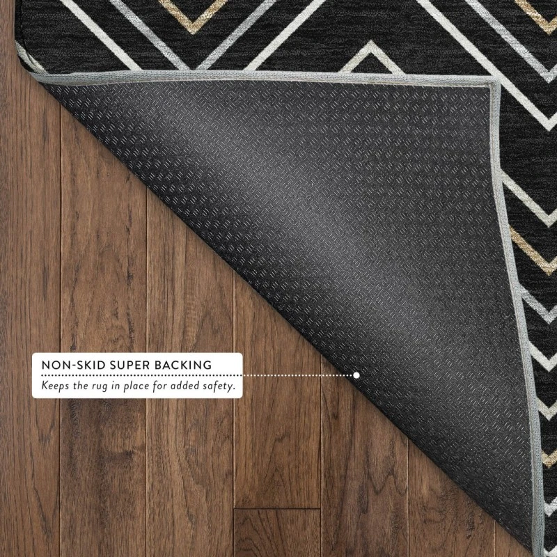 Addison Mayfield Black AMF2391 8ft. x 10ft. Rect. Rug