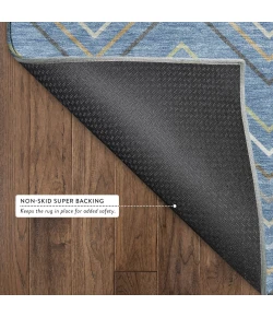 Addison Mayfield Blue AMF2392 - 8ft. Round Rug