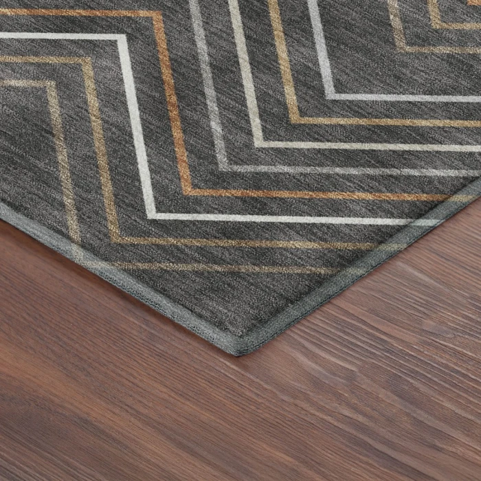 Addison Mayfield Gray AMF2392 - 8ft. Round Rug