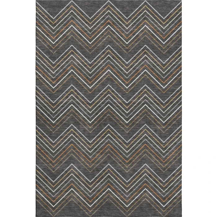 Addison Mayfield Gray AMF2392 - 8ft. Round Rug