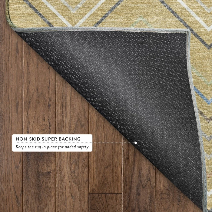 Addison Mayfield Gold AMF2392 - 8ft. Round Rug