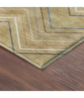 Addison Mayfield Gold AMF2392 - 8ft. Round Rug