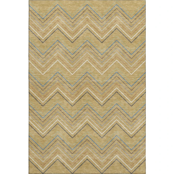 Addison Mayfield Gold AMF2392 - 8ft. Round Rug