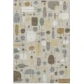 Addison Mayfield Brown AMF2393 - 8ft. Round Rug