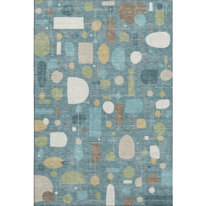 Addison Mayfield Teal AMF2393 2ft. 3in. x 7ft. 6in. Rect. Rug